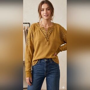 FP Movement by Free People Mustard Sweatshirt